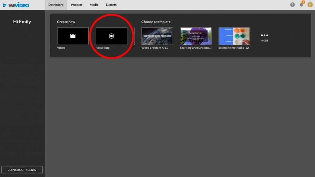 button